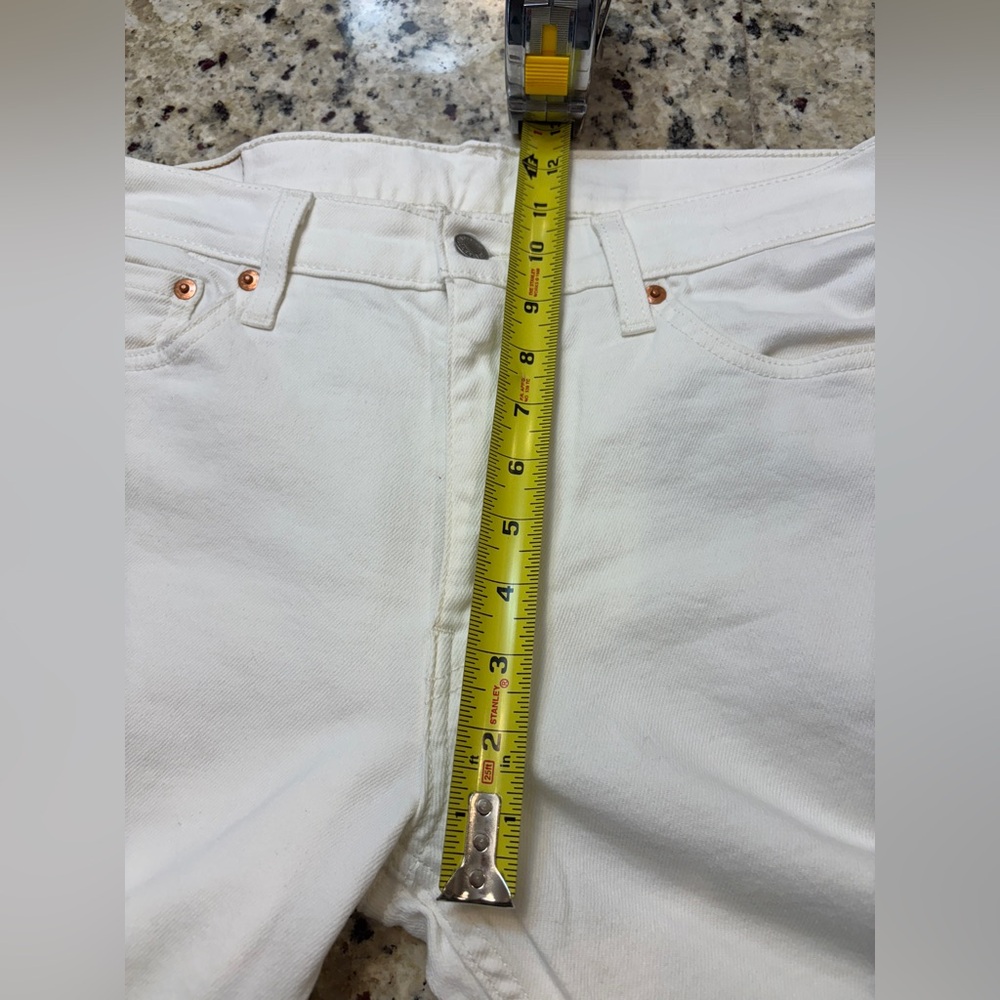 Levi's 511 Men's 34 Waist Slim White Jeans - Picture 10 of 15